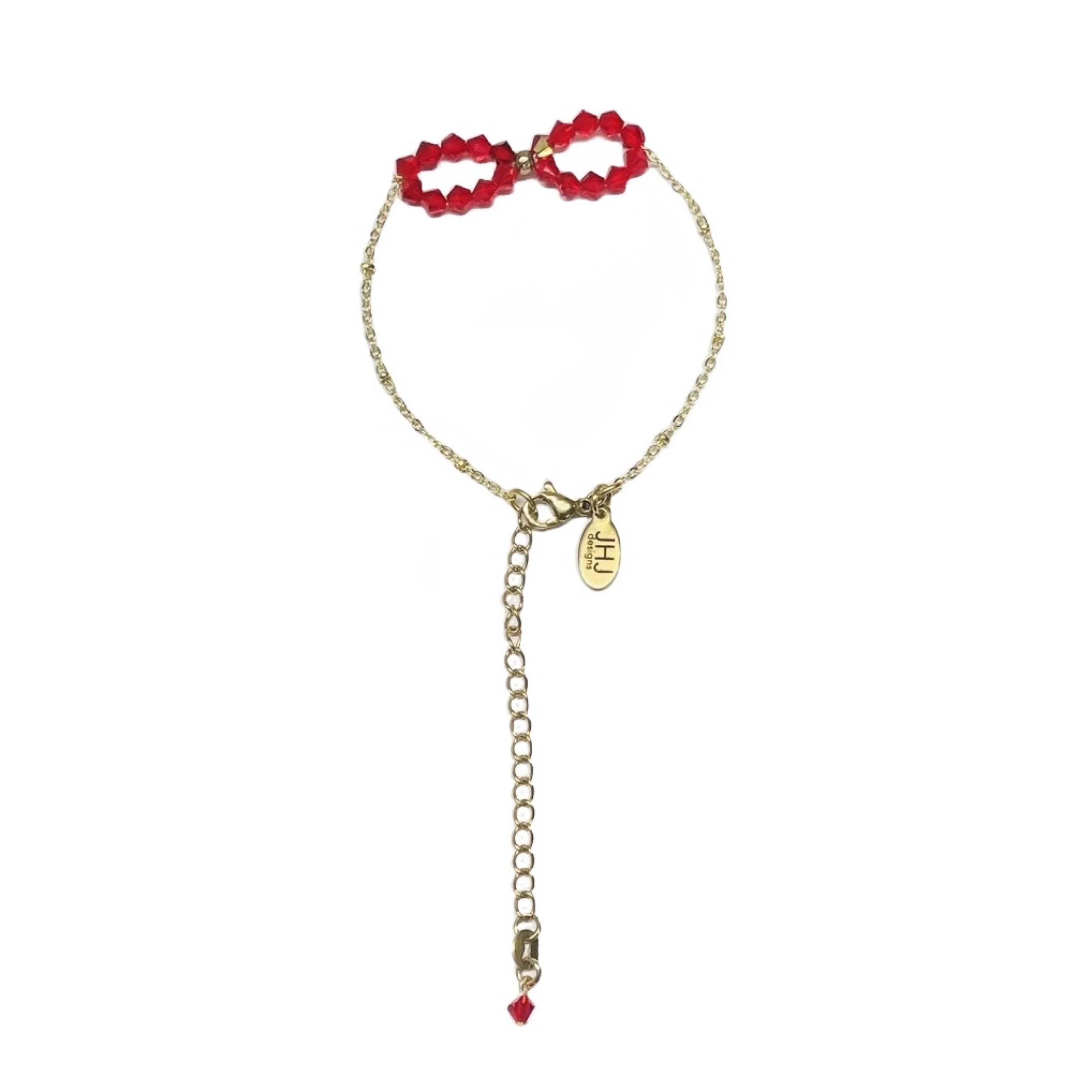 Infinity Symbol Bracelet - Red